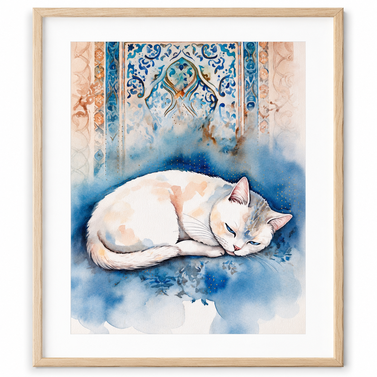 Persian cat, it's afternoon Art Print (Copie)