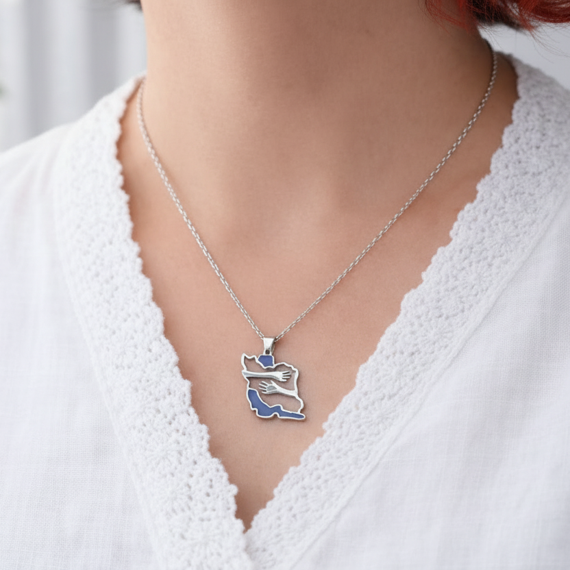 Persian Àghoosh Map Necklace - Yalda Concept Store Persan