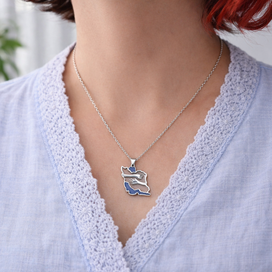 Persian Àghoosh Map Necklace - Yalda Concept Store Persan