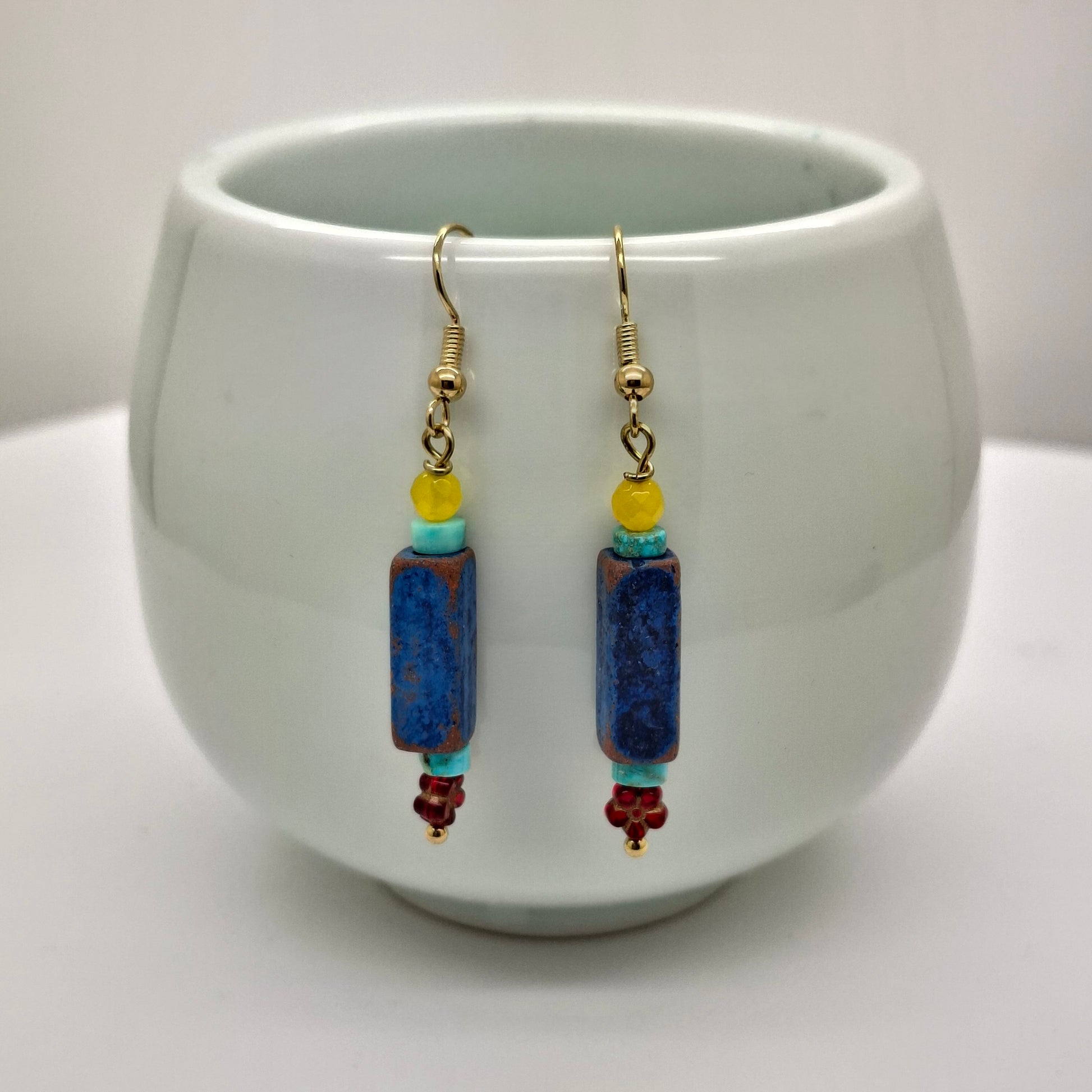 Bobylon tiny flower Earrings - Yalda Concept Store Persan