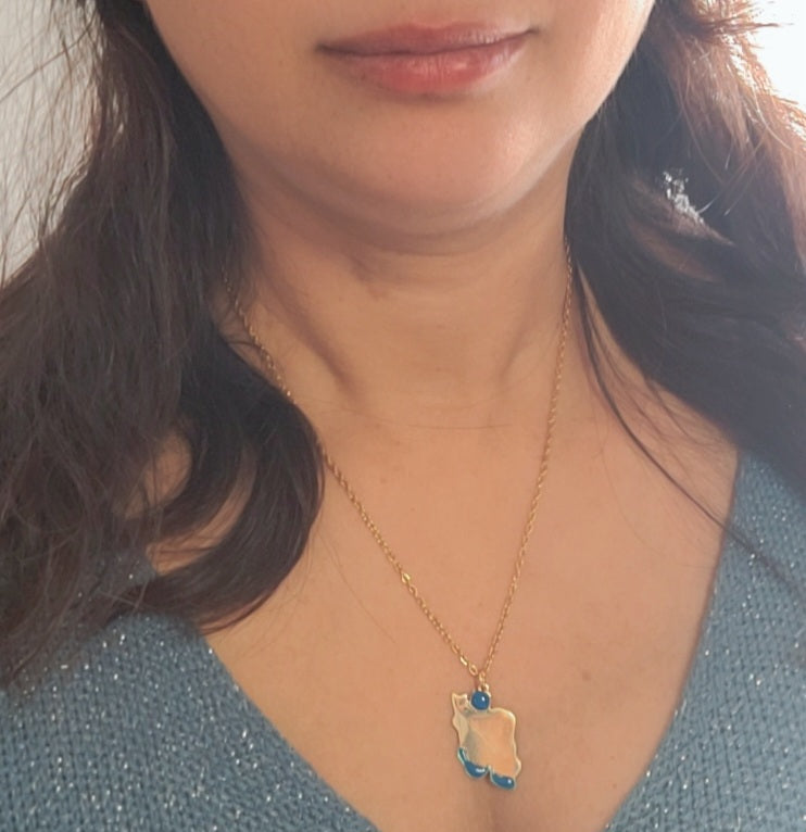 Persian Map Necklace