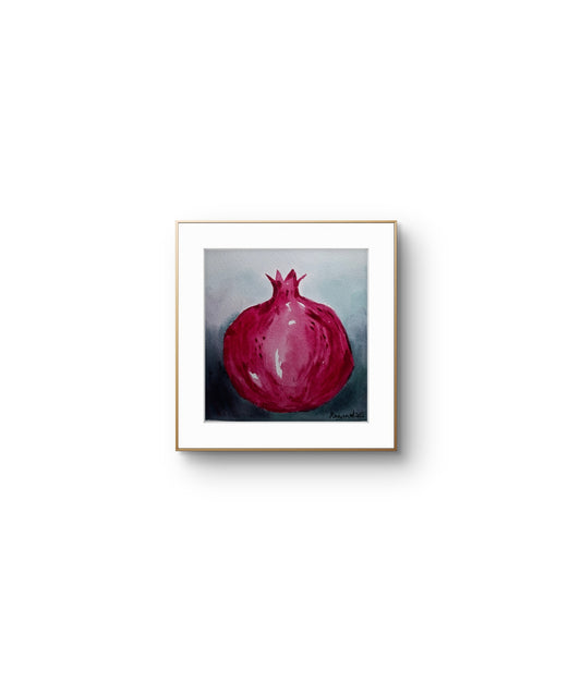 Original Pomegranate Watercolor