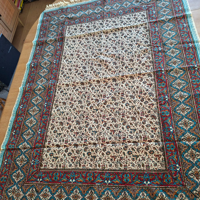 Handmade Tablecloth, Grape pattern Ghalamkar 100x140 cm - Yalda Concept Store Persan