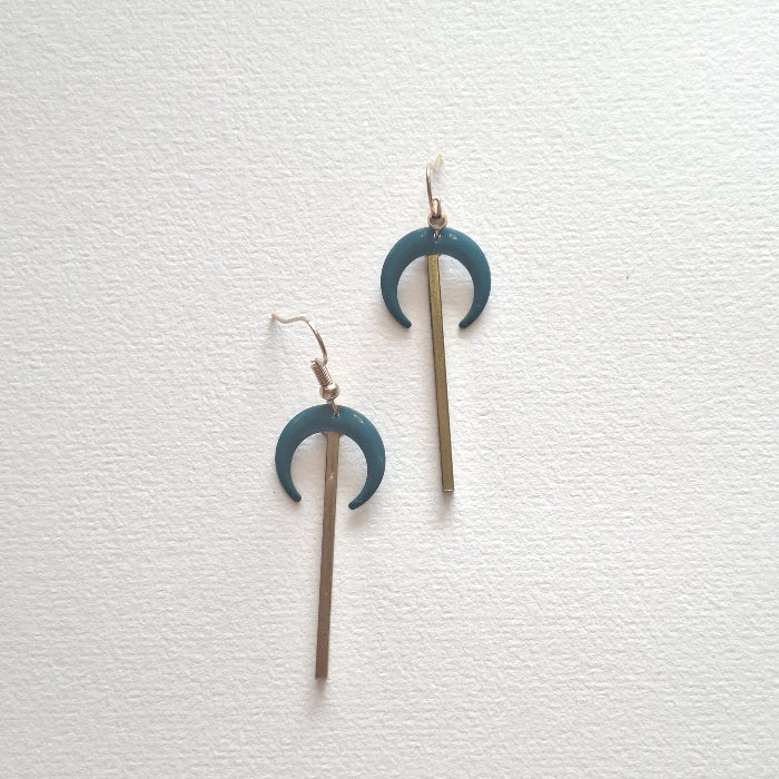 Blue moon Earrings - Yalda Concept Store Persan
