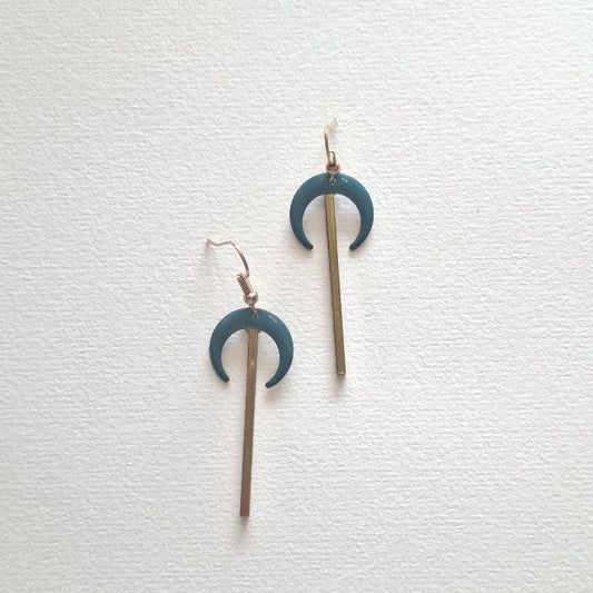Blue moon Earrings - Yalda Concept Store Persan