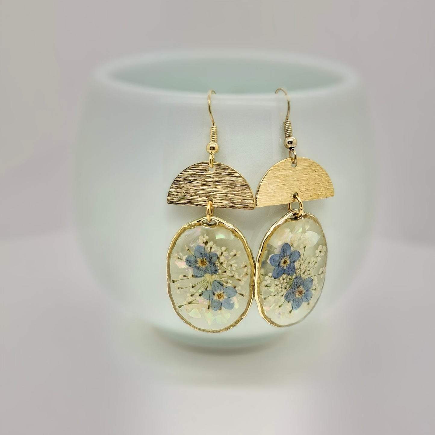 Blue flowers Earrings