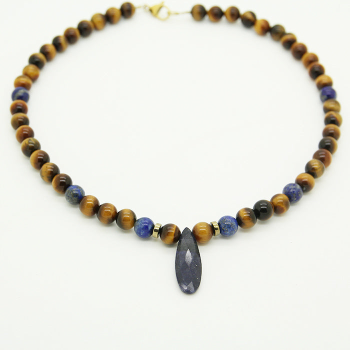 Tiger's eye Stone Necklace