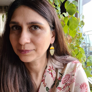 Saffron Earrings