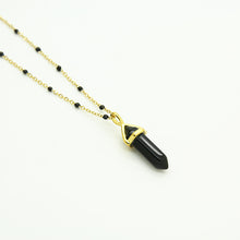 Load image into Gallery viewer, Black Onyx Point Necklace
