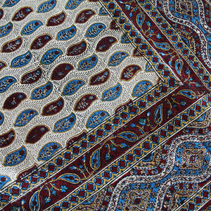 Ghalamkar Tablecloth, 100x100 cm