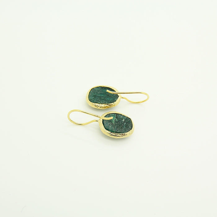 Green Jade Earrings