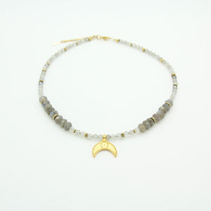 Mystic Moon Labradorite Necklace