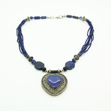 Load image into Gallery viewer, Lapis Lazuli, Afghan Vintage Necklace
