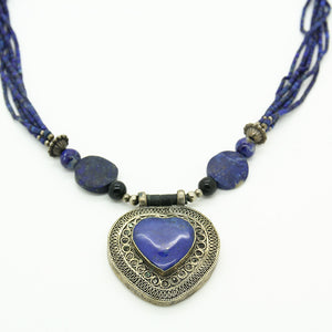Lapis Lazuli, Afghan Vintage Necklace