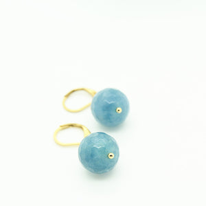 SANA earrings, Blue Quartz