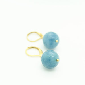 SANA earrings, Blue Quartz