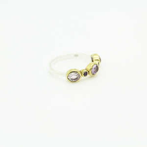Amethyste Silver Ring