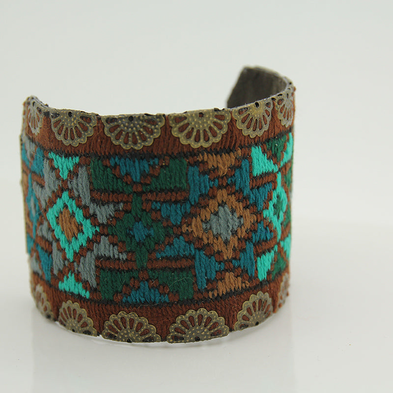 Embroidered Elegance Bracelet