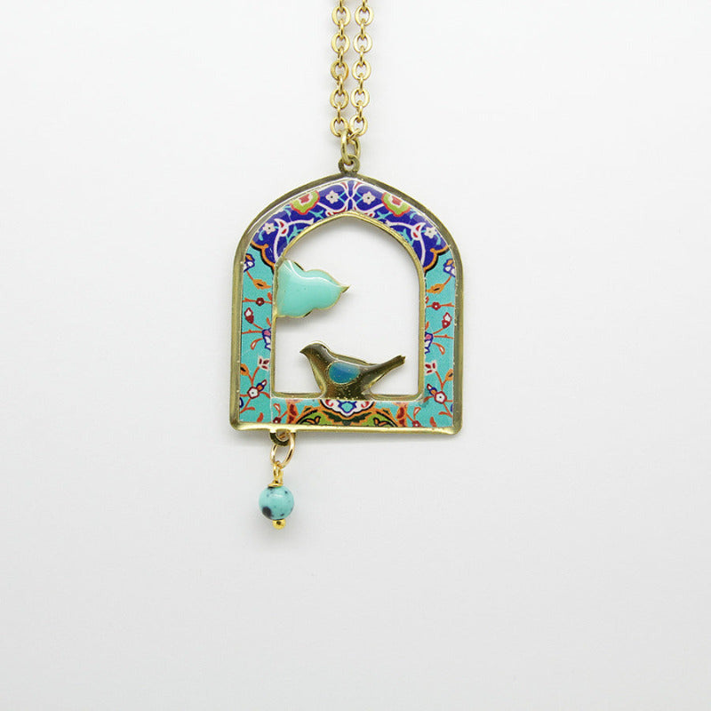 Persian Pattern Necklace, Persian handmade, Persian handmade Jewelry