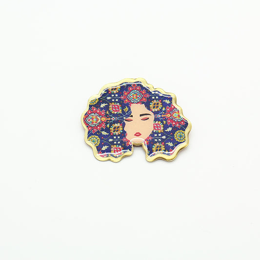 Women Life Freedom Brooch