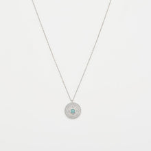 Load image into Gallery viewer, Aqua chalcedony Silver Necklace - Yalda Concept Store Persan
