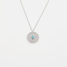 Load image into Gallery viewer, Aqua chalcedony Silver Necklace - Yalda Concept Store Persan
