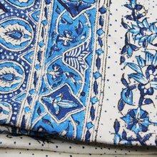 Load image into Gallery viewer, Blue Ghalamkar, Handmade Tablecloth 100x150 cm - Yalda Concept Store Persan
