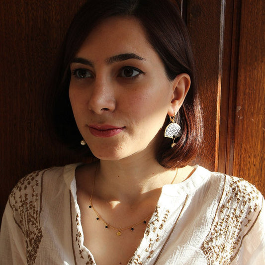 Delicate Patterns Earrings - Yalda Concept Store Persan