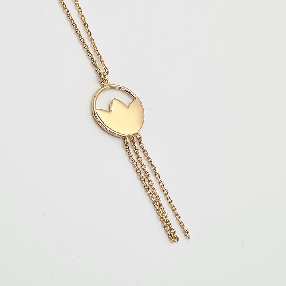 Gold Plated Silver Necklace - Yalda Concept Store Persan