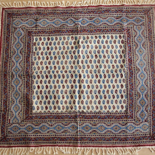 Handmade Tablecloth, Ghalamkar 100x100 cm - Yalda Concept Store Persan
