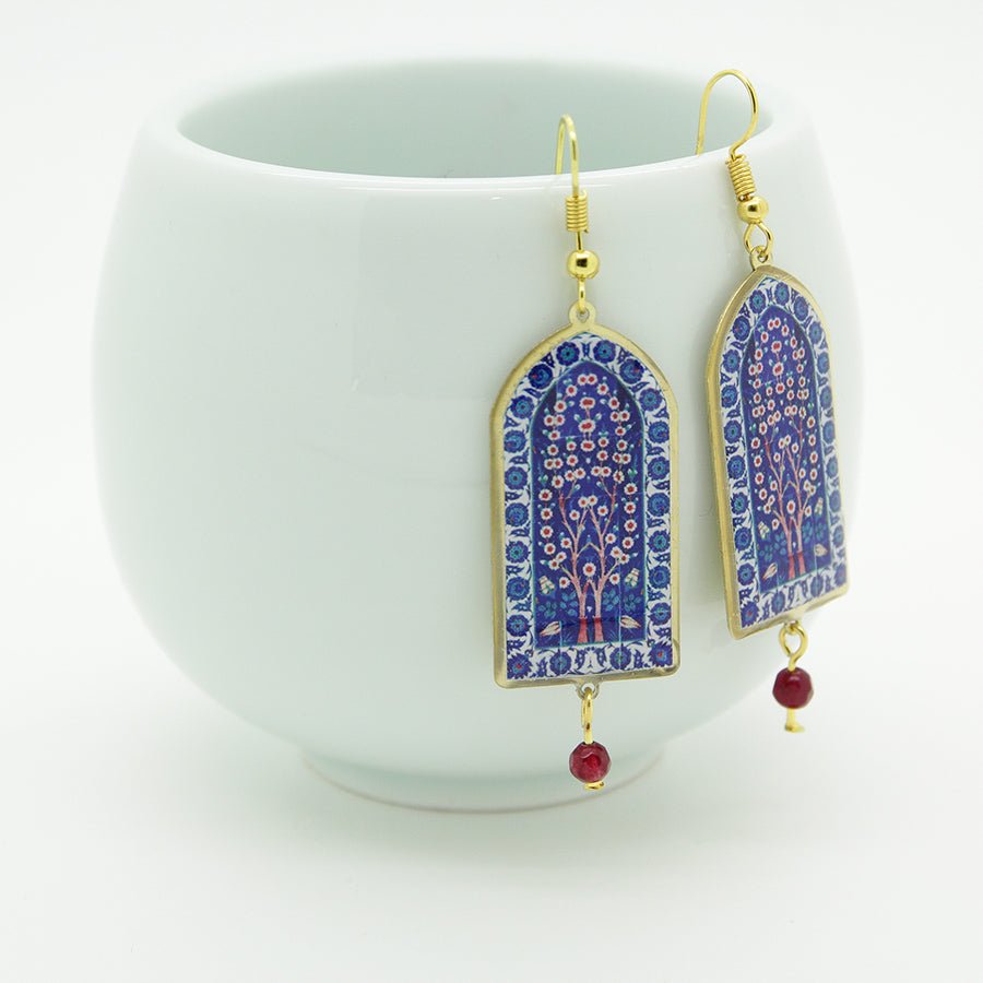 Isfahan, Delicate Patterns Earrings - Yalda Concept Store Persan