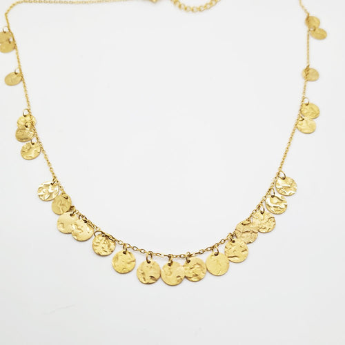 Little Gold Coins Necklace - Yalda Concept Store Persan