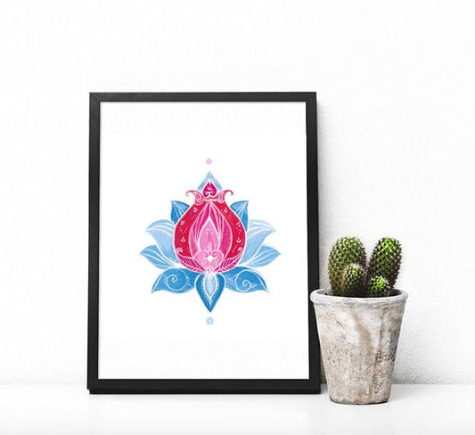 Lotus & Pomegranate, Illustration by Roshanak Ostad - Yalda Concept Store Persan