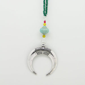Maha (Moon) Long Necklace - Yalda Concept Store Persan