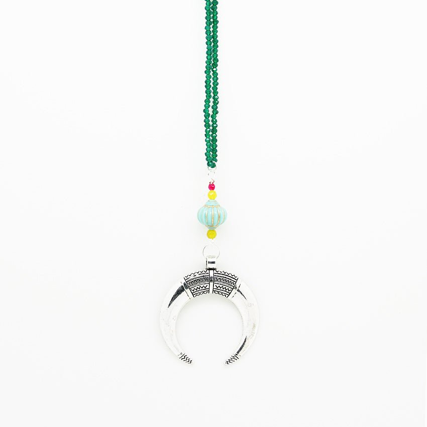 Maha (Moon) Long Necklace - Yalda Concept Store Persan