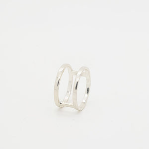 Minimalist Silver Ring - Yalda Concept Store Persan