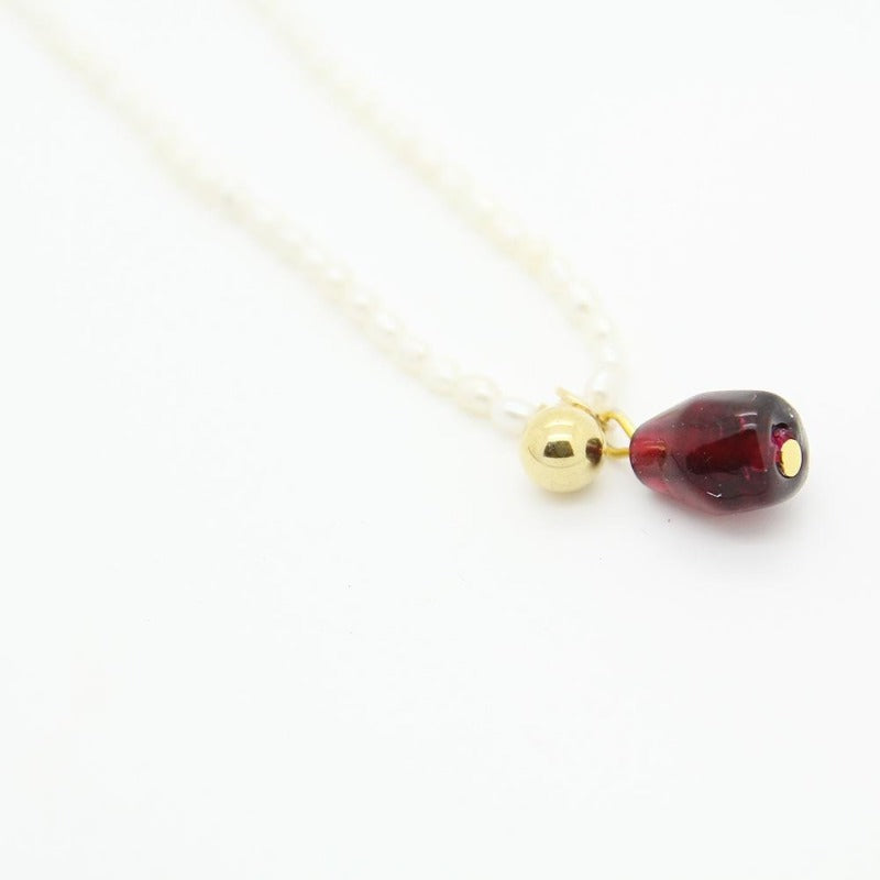 Pomegranate Little Seed Anar Necklace - Yalda Concept Store Persan