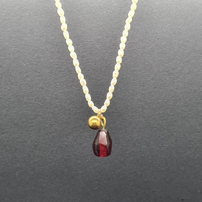 Pomegranate Little Seed Anar Necklace - Yalda Concept Store Persan