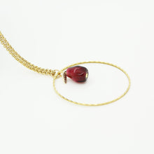 Load image into Gallery viewer, Pomegranate Necklace, Single Seed - Yalda Concept Store Persan
