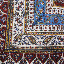 Load image into Gallery viewer, Red Ghalamkar Tablecloth 100x100 cm - Yalda Concept Store Persan
