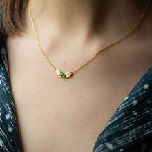 Load image into Gallery viewer, Tina Necklace - Green Agate - Yalda Concept Store Persan
